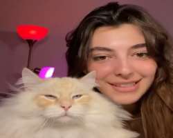The star is a cat lover. She has also adopted a cute cat named Juno in her home.